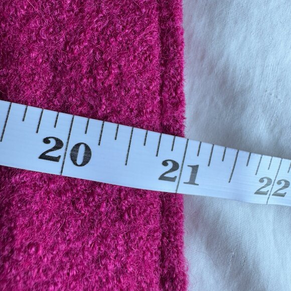 Tahari Fuchsia Dark Pink Motorcycle Bomber Jacket - Picture 10 of 10